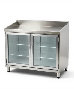 Bàn mát 2 cánh kính Berjaya B2D/C4/600-SM – ảnh minh họa