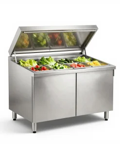 Bàn salad 1m2 Hoshizaki RT-128MA-S-PR – ảnh minh họa