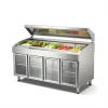 Bàn Salad 1m5 Cánh Kính Fushimavina – ảnh minh họa