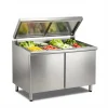 Bàn salad 2 cánh inox Turbo Air KSR15-2 – ảnh minh họa