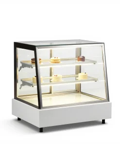 Tủ bánh mini để bàn 90cm kính vuông Snow Village GB-120V – ảnh minh họa