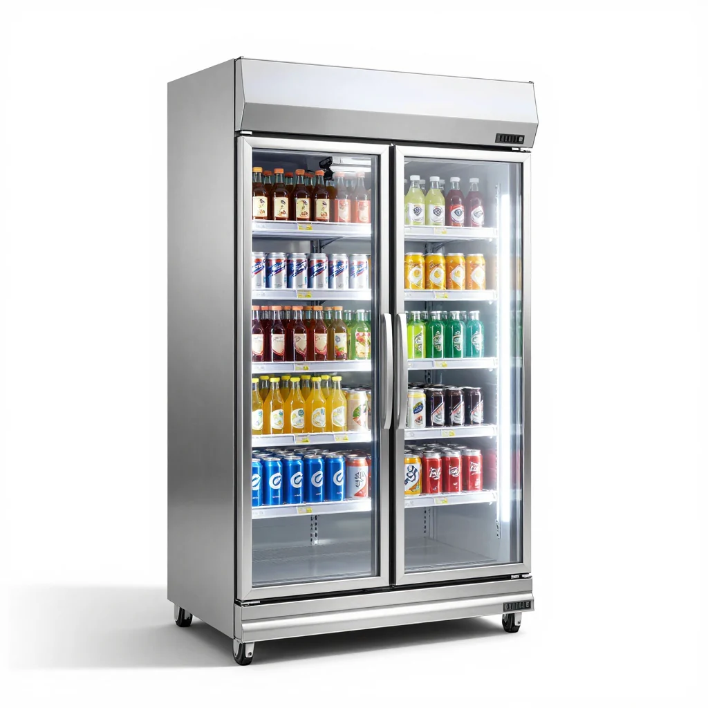 Tủ đông đứng 2 cánh kính Berjaya 2D/DF-SM-EV – ảnh minh họa